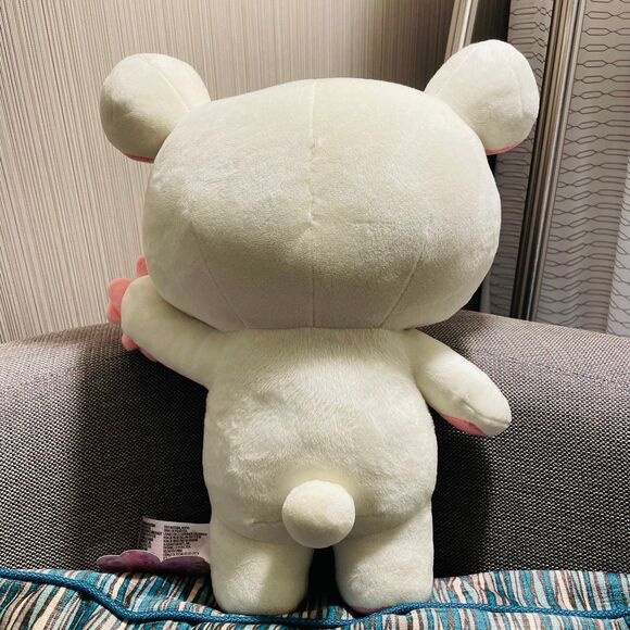 NWT Authentic 13” San-X Rilakkuma Sakura Korilakkuma 2024 ver. Plushie - Picture 2 of 3